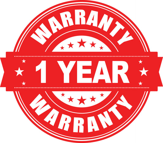 1 Year Warranty