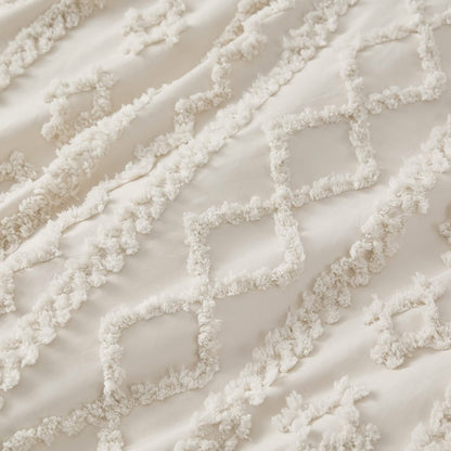 Deluxed Tufted Embroidery Comforter Set