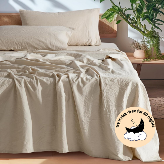 Oeko-Tex® 100% Natural Linen Bedset